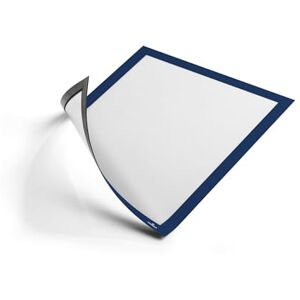 Durable DURAFRAME® Magnetic Frame A4 Dark Blue Pack of 5 Document Frame For Professional Internal Signage Magnetic Attachment Durable DURAFRAME® Magnetic Frame A4 Dark Blue Pack of 5 Document Frame For Professional Internal Signage Magnetic Attachment