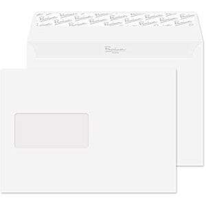 Blake Business C5 162 x 229 mm 120 gsm Peel & Seal Window Wallet Envelopes (91708) Diamond White Laid Pack of 500 Blake Business C5 162 x 229 mm 120 gsm Peel & Seal Window Wallet Envelopes (91708) Diamond White Laid Pack of 500