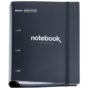 Miquelrius Carpeblock polyfoam, A4 Ring Binder, Includes a Refill of 100 Squared Sheets + 4 dividers + 1 Polypropylene Envelope, 4 Ring Binder with Rubber Closure Miquelrius Carpeblock polyfoam, A4 Ring Binder, Includes a Refill of 100 Squared Sheets + 4 dividers + 1 Polypropylene Envelope, 4 Ring Binder with Rubber Closure