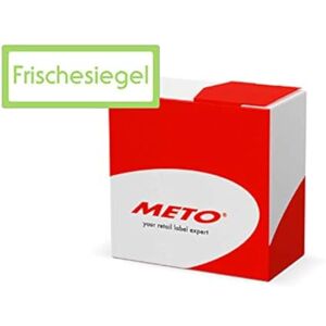 Meto Original Seal Labels Fresh Seal in Practical Dispenser Box (60 x 24 mm, Green, Permanent, 750 Labels on Roll, Adhesive Seal 30001983) Meto Original Seal Labels Fresh Seal in Practical Dispenser Box (60 x 24 mm, Green, Permanent, 750 Labels on Roll, Adhesive Seal 30001983)