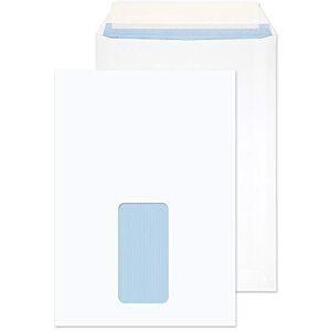 Blake Purely Everyday C5 229 x 162 mm 100 gsm Pocket Peel & Seal Window Envelopes (23084) White Pack of 500 Blake Purely Everyday C5 229 x 162 mm 100 gsm Pocket Peel & Seal Window Envelopes (23084) White Pack of 500