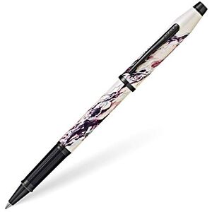 Cross Wanderlust Refillable Click-Off Cap Metal Rollerball Pen with 23 Carat Gold-Plated Appointments, Medium Ballpoint, includes Premium Gift Box and Black Cartridge, 1 Pack, Everest Cross Wanderlust Refillable Click-Off Cap Metal Rollerball Pen with 23 Carat Gold-Plated Appointments, Medium Ballpoint, includes Premium Gift Box and Black Cartridge, 1 Pack, Everest