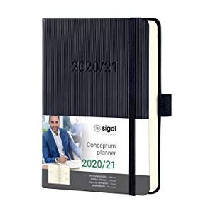 Sigel C2102 Academic Calendar 2017-2020, 18 Months, Approx. A6, hardcover, Black Conceptum Sigel C2102 Academic Calendar 2017-2020, 18 Months, Approx. A6, hardcover, Black Conceptum