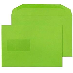 Blake Creative Colour C5+ 162 x 235 mm 120 gsm Mailer Gummed Window Envelopes (807MW) Lime Green Pack of 500 Blake Creative Colour C5+ 162 x 235 mm 120 gsm Mailer Gummed Window Envelopes (807MW) Lime Green Pack of 500