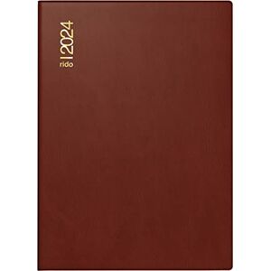 rido/idé Daily calendar model Technik II 2024, 1 page = 2 days, sheet size 10 x 14 cm, burgundy rido/idé Daily calendar model Technik II 2024, 1 page = 2 days, sheet size 10 x 14 cm, burgundy