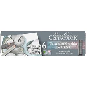CRETACOLOR AquaGraph Aquarelle Set, Graphite, red, Blue, Green CRETACOLOR AquaGraph Aquarelle Set, Graphite, red, Blue, Green