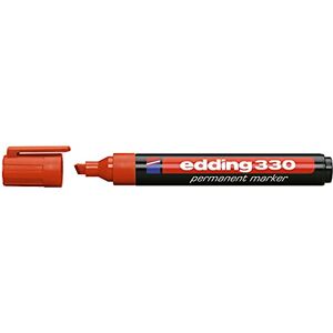 edding E330002 330 Permanent Marker, Red 002, Pack of 1 edding E330002 330 Permanent Marker, Red 002, Pack of 1