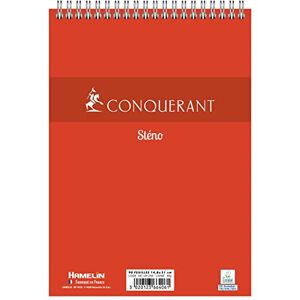 Conquérant Pack of 40 A5 Ruled 7 mm 180 Pages Full Bound Red Card Cover Conquérant Pack of 40 A5 Ruled 7 mm 180 Pages Full Bound Red Card Cover