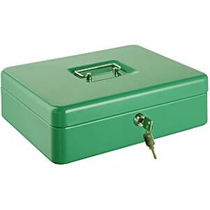 ALCO -Albert 843 Cash Box 310 x 225 x 75 mm Green ALCO -Albert 843 Cash Box 310 x 225 x 75 mm Green