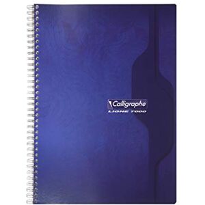 Calligraphe 2416C Set of 5 Spiral Notebooks (a Clairefontaine Brand) A4 21x29.7 cm 180 Seyes Ruled Pages 70 g White Paper Varnished Recycled Card Cover Random Colours Calligraphe 2416C Set of 5 Spiral Notebooks (a Clairefontaine Brand) A4 21x29.7 cm 180 Seyes Ruled Pages 70 g White Paper Varnished Recycled Card Cover Random Colours