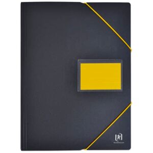 Oxford A4 Students Document Folder with 120 Pages / 60 Pockets Polypropylene Cover Two-Tone Black/Yellow Oxford A4 Students Document Folder with 120 Pages / 60 Pockets Polypropylene Cover Two-Tone Black/Yellow