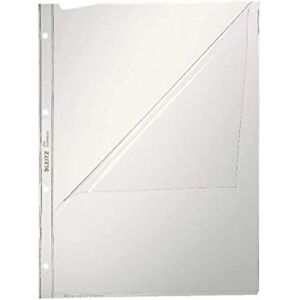 Leitz 47443000 Document Wallets Overhead A4 PVC Pack of 10 Transparent Leitz 47443000 Document Wallets Overhead A4 PVC Pack of 10 Transparent