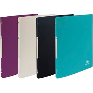 Exacompta Ref 51730E Box of 20 Titanium Soft Binders 4 Rings 15 mm Spine 2 cm External Dimensions: 32 x 25 cm File Format A4 Assorted: Aubergine-Coco-Black-Turquoise Exacompta Ref 51730E Box of 20 Titanium Soft Binders 4 Rings 15 mm Spine 2 cm External Dimensions: 32 x 25 cm File Format A4 Assorted: Aubergine-Coco-Black-Turquoise