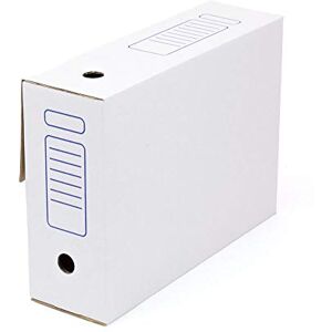 ONLY BOXES Pack of 20 Self-Assembling Archival Boxes A4 –0.1 in Corrugated Cardboard, Auto-Locking Closure Without Tape, 100% Recyclable, Measurements: 14.2 x 4.1 x 10.7 in, white color ONLY BOXES Pack of 20 Self-Assembling Archival Boxes A4 –0.1 in Corrugated Cardboard, Auto-Locking Closure Without Tape, 100% Recyclable, Measurements: 14.2 x 4.1 x 10.7 in, white color