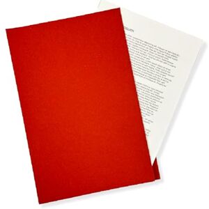 Exacompta Ref SCM-REDZ Medium Weight 180gsm Pressboard Square Cut Folder, A4 & Foolscap, Suitable for Transporting Business Documents Red, Pack of 100 Exacompta Ref SCM-REDZ Medium Weight 180gsm Pressboard Square Cut Folder, A4 & Foolscap, Suitable for Transporting Business Documents Red, Pack of 100