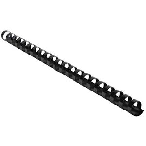 Exacompta Ref 75501E Binding Combs 16mm Thick, 21 Rings, Suitable for A4 Documents, Holds Approx. 90-100 Sheets, Made from PVC Material Black (Pack of 100) Exacompta Ref 75501E Binding Combs 16mm Thick, 21 Rings, Suitable for A4 Documents, Holds Approx. 90-100 Sheets, Made from PVC Material Black (Pack of 100)