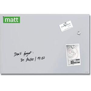 Sigel GL516 Premium Glass magnetic Board, glossy surface, 60 x 40 cm, easy mounting, light Grey Artverum Sigel GL516 Premium Glass magnetic Board, glossy surface, 60 x 40 cm, easy mounting, light Grey Artverum