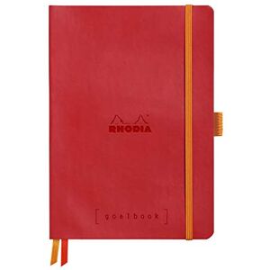 Rhodia Softcover Goal Book, A5 , Dot Poppy Rhodia Softcover Goal Book, A5 , Dot Poppy