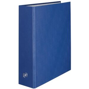 Oxford Pack of 10 Balacron Folder A4XL 80 mm Spine 4 D-Rings Covered Card Cover PVC Navy Blue Oxford Pack of 10 Balacron Folder A4XL 80 mm Spine 4 D-Rings Covered Card Cover PVC Navy Blue
