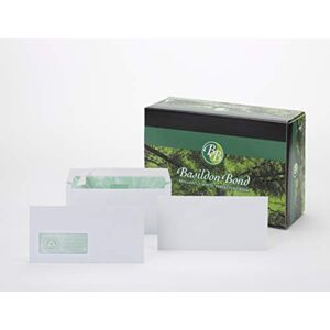 Basildon Bond DL Recycled White 120gsm Peel & Seal Wallet, Box 500 Envelopes Basildon Bond DL Recycled White 120gsm Peel & Seal Wallet, Box 500 Envelopes