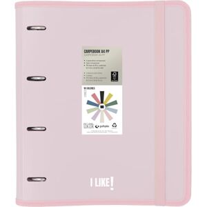 Grafoplás Grafoplas – 4 Ring Binder Plastic A4 with Refill, Carpebook Like Pink Soft, Includes Square Sheets 90 g 5 x 5 Coloured Edges, Dividers, Envelope with Closure, Stickers and Planner Sheets, Curved Spine Grafoplás Grafoplas – 4 Ring Binder Plastic A4 with Refill, Carpebook Like Pink Soft, Includes Square Sheets 90 g 5 x 5 Coloured Edges, Dividers, Envelope with Closure, Stickers and Planner Sheets, Curved Spine
