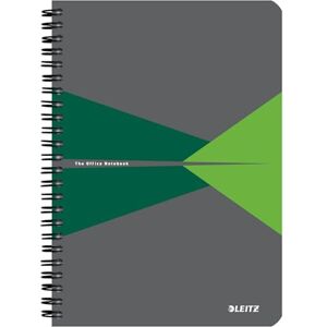 Leitz Office 44991055 A5 Lined Notebook with Spiral Bound, 360 Degree Opening, PP Cover, 180 Pages / 90 Sheets FSC Certified Paper (80 g/m²), for Office and School, Green Leitz Office 44991055 A5 Lined Notebook with Spiral Bound, 360 Degree Opening, PP Cover, 180 Pages / 90 Sheets FSC Certified Paper (80 g/m²), for Office and School, Green