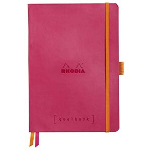 Rhodia Softcover Goal Book, A5 , Dot Raspberry Rhodia Softcover Goal Book, A5 , Dot Raspberry