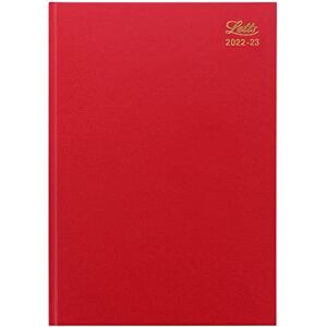Letts of London Letts Standard A4 Academic 22-23 Week to View 13 Month Diary red Letts of London Letts Standard A4 Academic 22-23 Week to View 13 Month Diary red