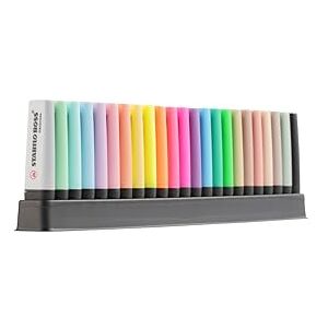 STABILO BOSS ORIGINAL Highlighter Deskset of 23 with 8 Neon Colours, 8 Pastel Colours, 6 NatureCOLORS and 1 Black Marker STABILO BOSS ORIGINAL Highlighter Deskset of 23 with 8 Neon Colours, 8 Pastel Colours, 6 NatureCOLORS and 1 Black Marker