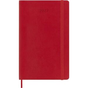 Moleskine Weekly Planner 2027, Soft Cover 12 Month Diary with Space for Notes and Elastic Closure, Pocket Size 9x14 Cm, Scarlet Red Moleskine Weekly Planner 2027, Soft Cover 12 Month Diary with Space for Notes and Elastic Closure, Pocket Size 9x14 Cm, Scarlet Red