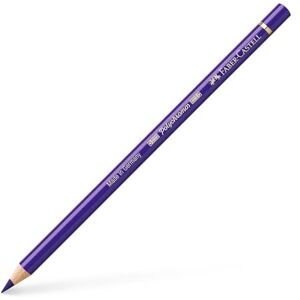 Faber Polychromos colour pencil 6pcs Box, 137 blue violet,Water-resistant and smudge-proof,Thick 3.8 mm lead Faber Polychromos colour pencil 6pcs Box, 137 blue violet,Water-resistant and smudge-proof,Thick 3.8 mm lead