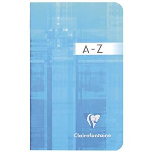 Clairefontaine 3599C One Set of 10 Stapled Address Books 9x14 cm 96 Small Squares Pages White Paper 90 g Laminated Card Cover Random Colours Clairefontaine 3599C One Set of 10 Stapled Address Books 9x14 cm 96 Small Squares Pages White Paper 90 g Laminated Card Cover Random Colours