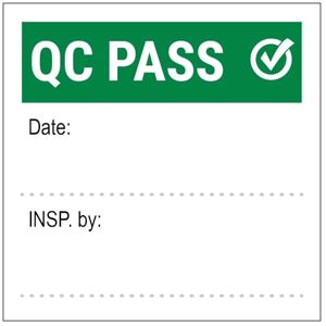 VSafety V Safety 84001S2QP-RL QC Pass Write On Green Sticker 51x51mm (Roll of 250) VSafety V Safety 84001S2QP-RL QC Pass Write On Green Sticker 51x51mm (Roll of 250)