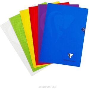 Clairefontaine 303162CPack A Pack of 10 Mimesys Stapled Notebooks A4 21x29,7 cm 96 Small Squares Pages White Paper 90 g Polypro Assorted Random Covers Clairefontaine 303162CPack A Pack of 10 Mimesys Stapled Notebooks A4 21x29,7 cm 96 Small Squares Pages White Paper 90 g Polypro Assorted Random Covers