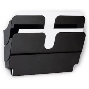 Durable FlexiPlus 2 1709014060 Literature Holder with 2 Compartments A4 Landscape Black Durable FlexiPlus 2 1709014060 Literature Holder with 2 Compartments A4 Landscape Black