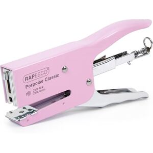 Rapesco 1345 Porpoise Classic Stapling Plier, 45 Sheet Capacity, Candy Pink Rapesco 1345 Porpoise Classic Stapling Plier, 45 Sheet Capacity, Candy Pink