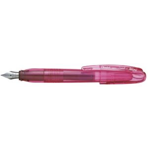 Pentel Tradio Mini TRFSP-C Fountain Pen with High-Quality Durable Iridium Nib Transparent/Pink Pentel Tradio Mini TRFSP-C Fountain Pen with High-Quality Durable Iridium Nib Transparent/Pink