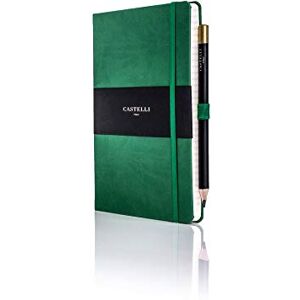 Castelli RQ24/25-928 Medium Lined Ruled Tucson Notebook Forest Green Castelli RQ24/25-928 Medium Lined Ruled Tucson Notebook Forest Green