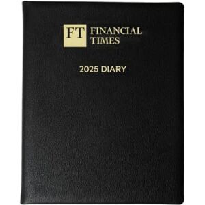 Collins 2025 Leather Desk Diary Week-to-View Planner Black Collins 2025 Leather Desk Diary Week-to-View Planner Black
