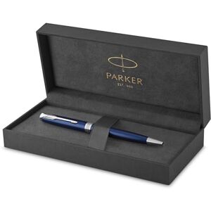 PARKER Sonnet Ballpoint Pen Blue Lacquer with Palladium Trim Medium Point Black Ink Gift Box PARKER Sonnet Ballpoint Pen Blue Lacquer with Palladium Trim Medium Point Black Ink Gift Box