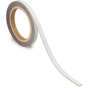MAUL 10 m x 10 x 1 mm Magnetic Labelling Tape Marking Band White MAUL 10 m x 10 x 1 mm Magnetic Labelling Tape Marking Band White