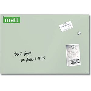 Sigel GL515 Premium Glass magnetic Board, glossy surface, 60 x 40 cm, easy mounting, mint Artverum Sigel GL515 Premium Glass magnetic Board, glossy surface, 60 x 40 cm, easy mounting, mint Artverum