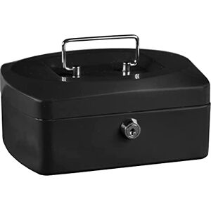 Idena 50028 Cash Box 8 Inches Size 205 x 160 x 90 mm Black Pack of 1 Idena 50028 Cash Box 8 Inches Size 205 x 160 x 90 mm Black Pack of 1