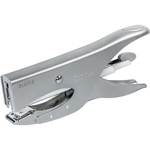 Leitz Pliers Stapler, 40 Sheet Capacity, Heavy-Duty Metal Stapler, Back-Loading, for Office & Home Use, Silver Leitz Pliers Stapler, 40 Sheet Capacity, Heavy-Duty Metal Stapler, Back-Loading, for Office & Home Use, Silver