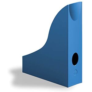 Durable Eco-Friendly Magazine File Holders Recycled Plastic & Blue Angel Certified Document Holder Storage Organiser Modern Magazine Rack Blue Pack of 6 Durable Eco-Friendly Magazine File Holders Recycled Plastic & Blue Angel Certified Document Holder Storage Organiser Modern Magazine Rack Blue Pack of 6