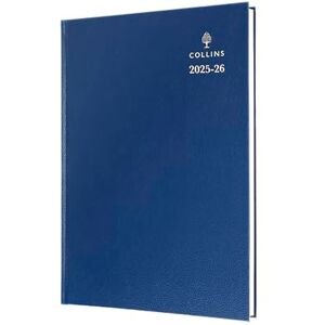 Collins 'Desk' 13 Month Mid/Academic Year Planner, July 2025-July 2026-52M.60-2526 -Day-to-Page Appointments Diary, A5 Hard Cover, Blue Collins 'Desk' 13 Month Mid/Academic Year Planner, July 2025-July 2026-52M.60-2526 -Day-to-Page Appointments Diary, A5 Hard Cover, Blue