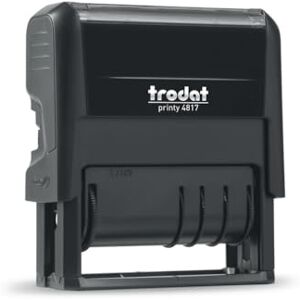 Trodat 4817 Dial-A-Word Dater, Black, 75x30x92mm Trodat 4817 Dial-A-Word Dater, Black, 75x30x92mm