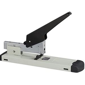 Relaxdays Professional Stapler, 100-Sheet Capacity, 24/6 Staples, 70 mm Depth, Office Use, Heavy-Duty, Durable, Grey Relaxdays Professional Stapler, 100-Sheet Capacity, 24/6 Staples, 70 mm Depth, Office Use, Heavy-Duty, Durable, Grey