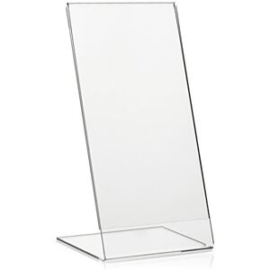 VITAdisplays DIN Long (DL) Advertising Stands, Pack of 5, Transparent, Made of Original Plexiglas VITAdisplays DIN Long (DL) Advertising Stands, Pack of 5, Transparent, Made of Original Plexiglas