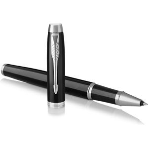 PARKER IM Rollerball Pen Black Lacquer with Chrome Trim Fine Point Black Ink Gift Box PARKER IM Rollerball Pen Black Lacquer with Chrome Trim Fine Point Black Ink Gift Box
